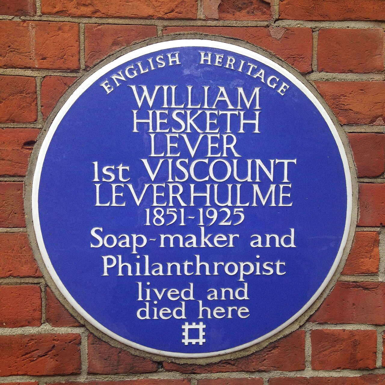 William Lever, 1st Viscount Leverhulme