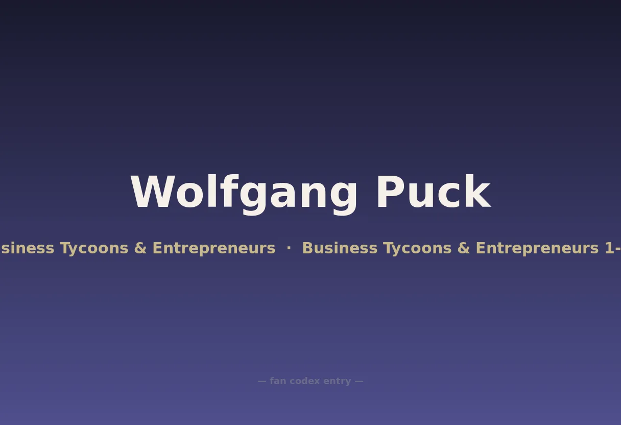 Wolfgang Puck